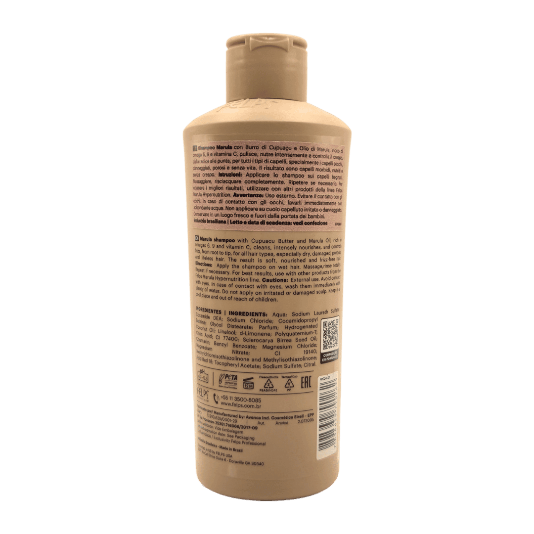 Marula Shampoo – Idratazione Intensa & Nutrizione Profonda - Keratinbooms