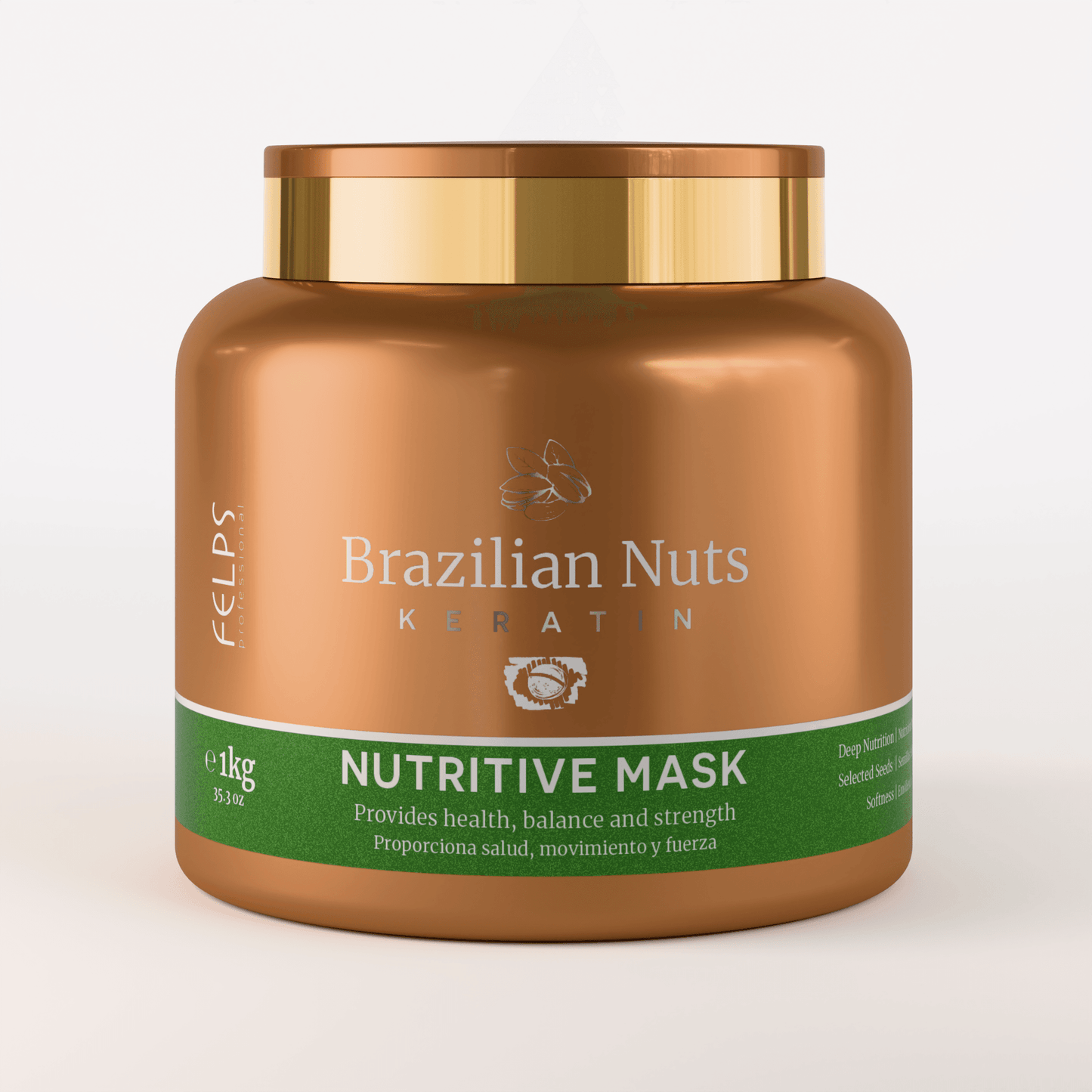 Maschera capelli Nutrizione Profonda Brazilian Nuts - Keratinbooms