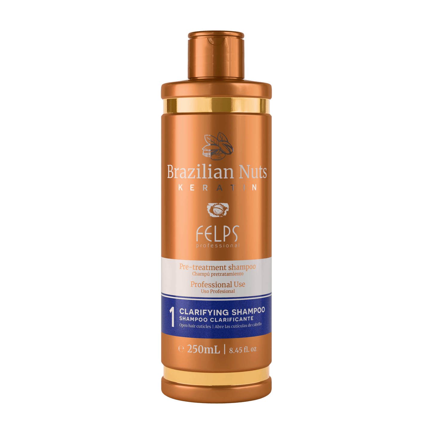 Shampoo Purificante Step 1 Brazilian Nuts - Keratinbooms