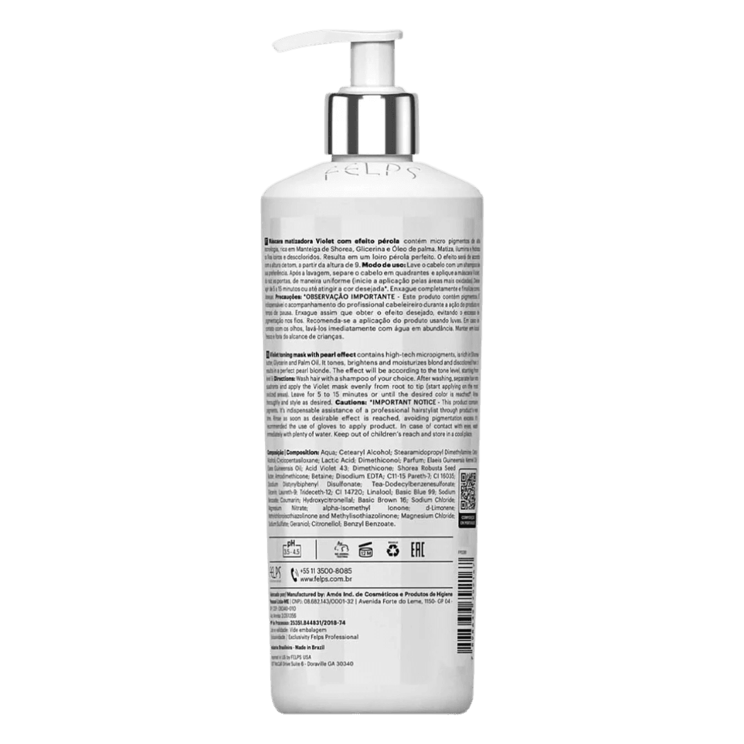 Magic Clay 4K Violet Maschera con i pigmenti coloranti - Keratinbooms
