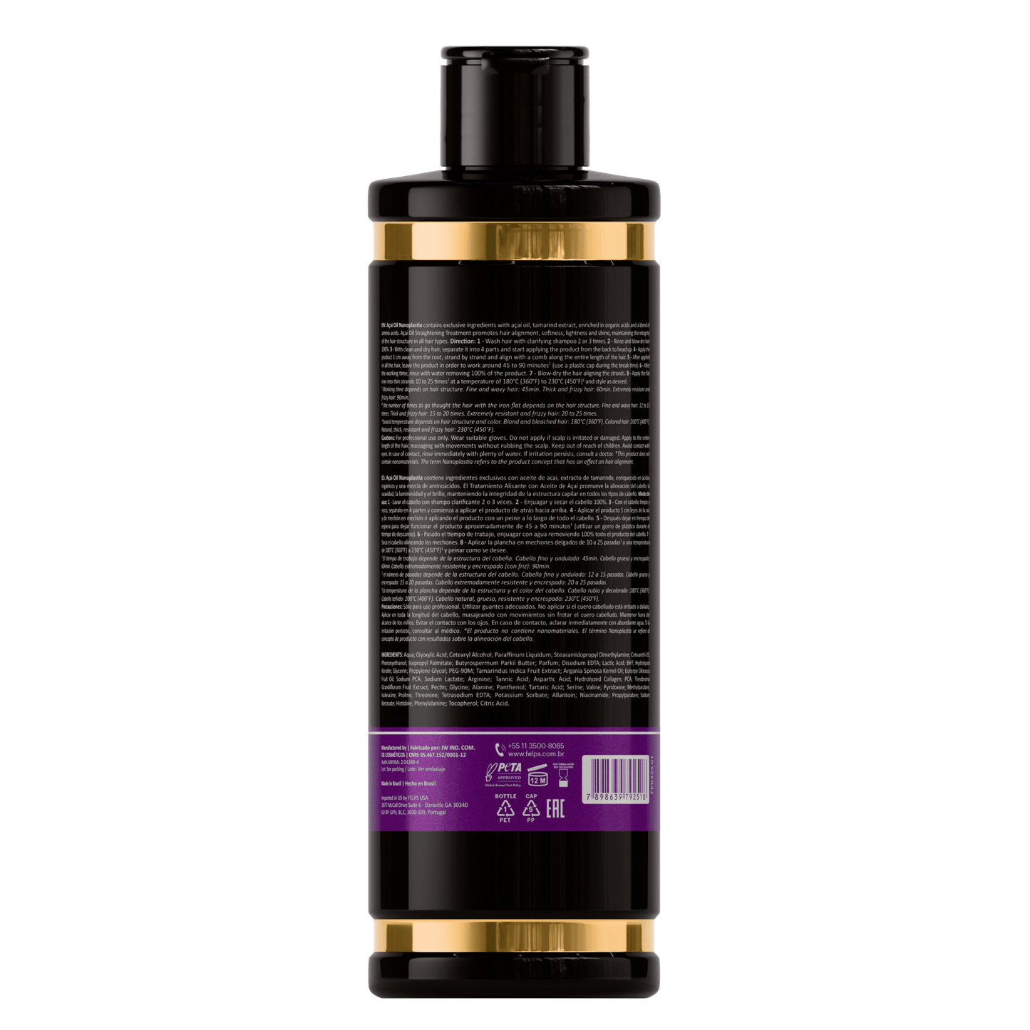 Nanoplastia Olio di Acai - Keratinbooms