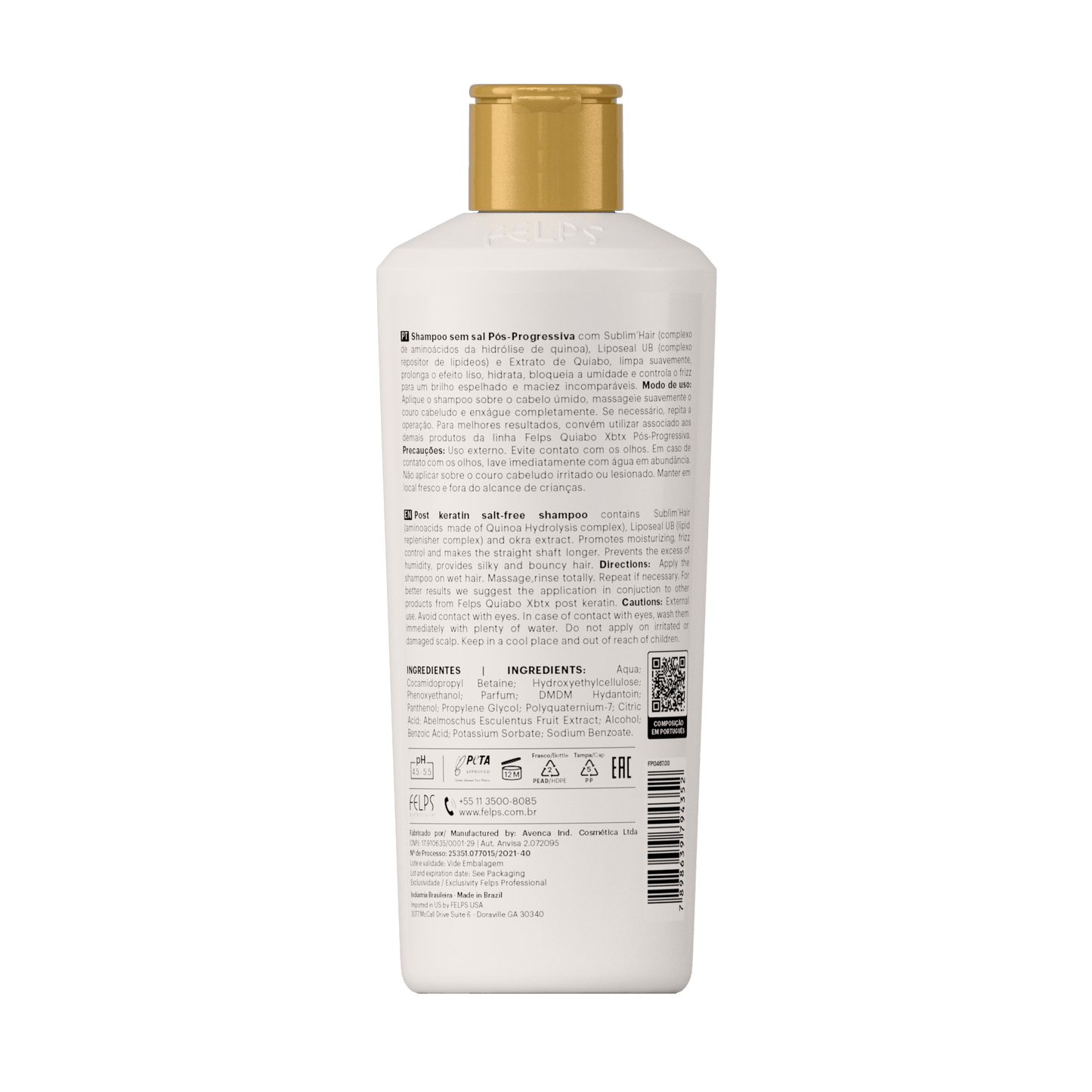 Quiabo Shampoo Detergente Delicato Post trattamento - Keratinbooms