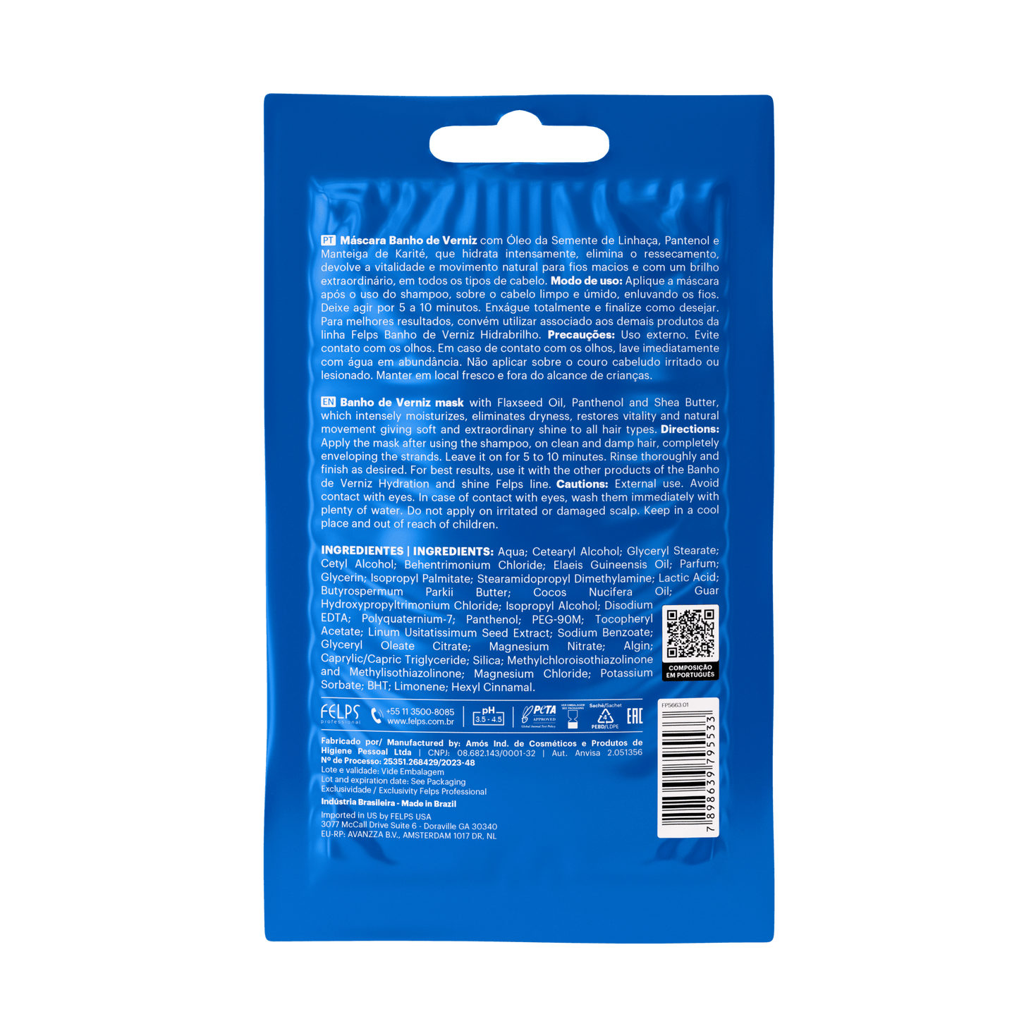 Bagno di Vernice Maschera lipidica - Keratinbooms