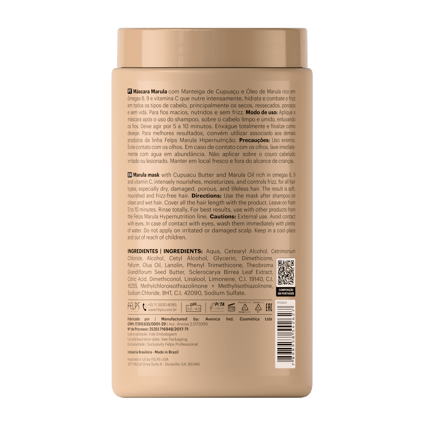 Marula Maschera Iper Idratante - Keratinbooms