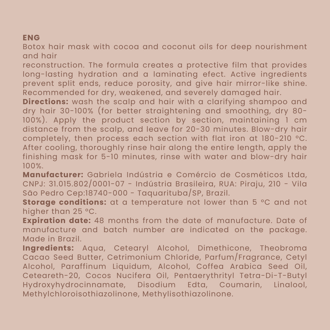 Lissé - Cocoa Nutri BTX