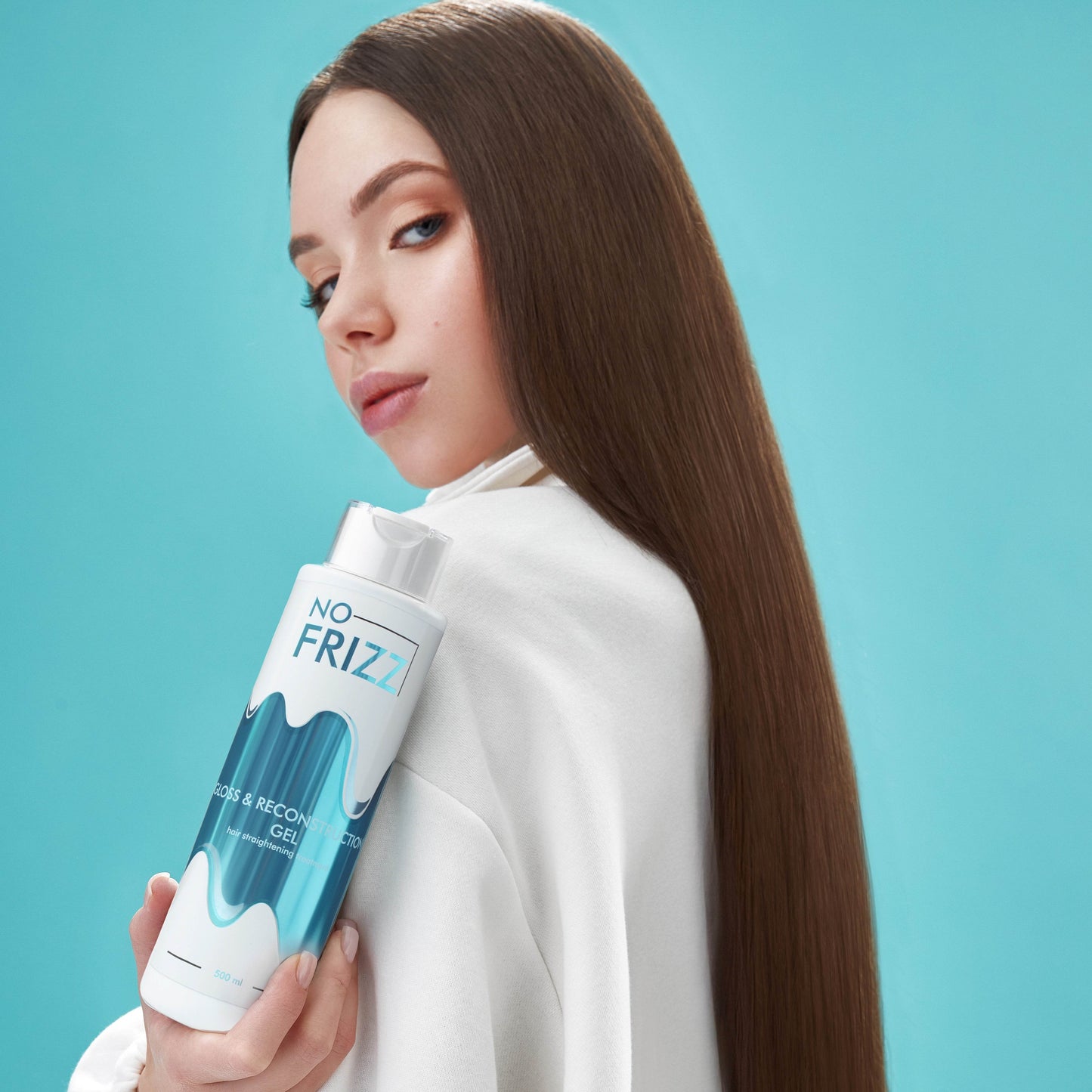 NO FRIZZ Gloss & Reconstruction Gel – Cheratina Leggera per Lucentezza e Protezione - Keratinbooms