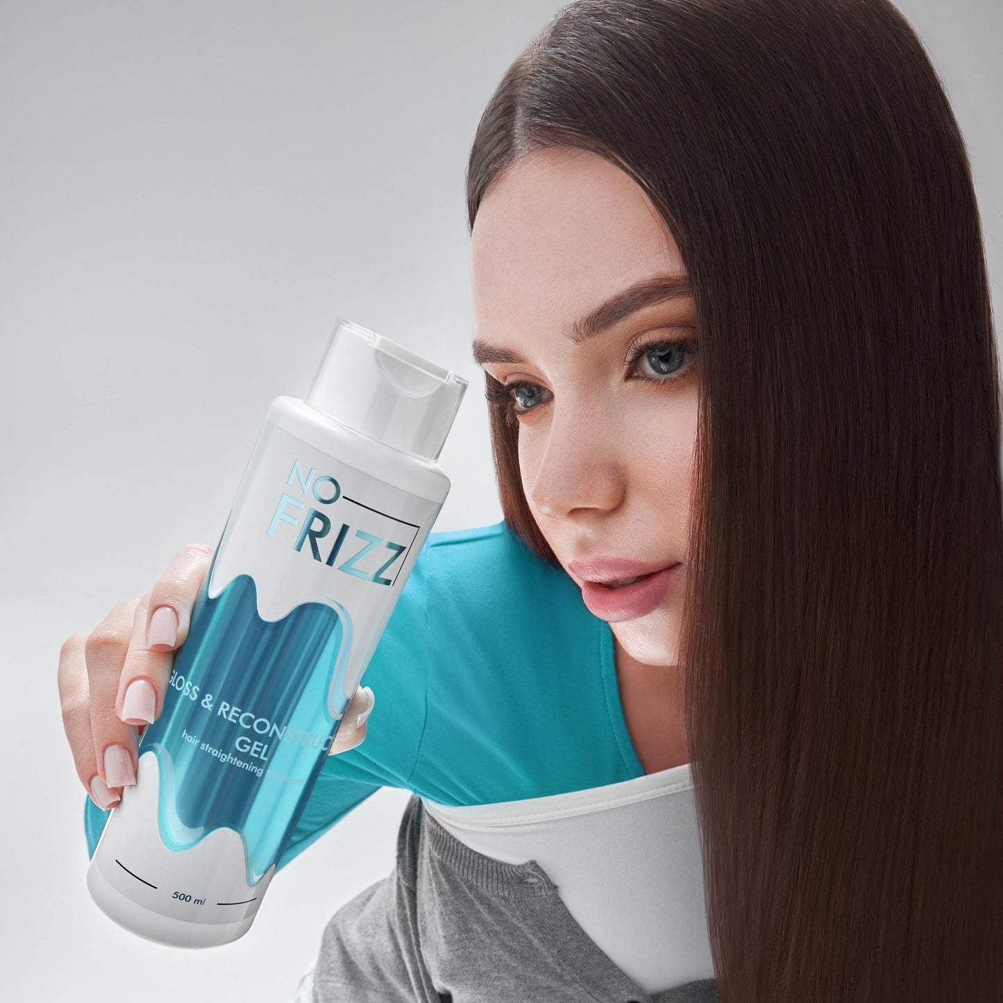 NO FRIZZ Gloss & Reconstruction Gel – Cheratina Leggera per Lucentezza e Protezione - Keratinbooms