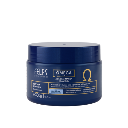 Flacone XBTX Omega Zero Organic Felps Professional 300g - Trattamento anti-frizz con acido tannico