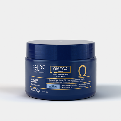Flacone XBTX Omega Zero Organic Felps Professional 300g - Trattamento anti-frizz con acido tannico