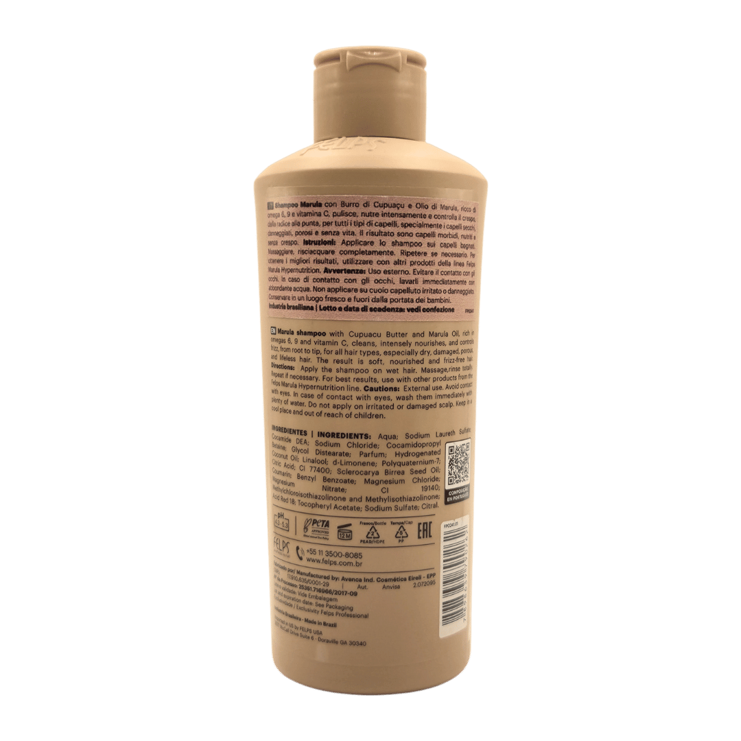 Marula Shampoo – Idratazione Intensa & Nutrizione Profonda