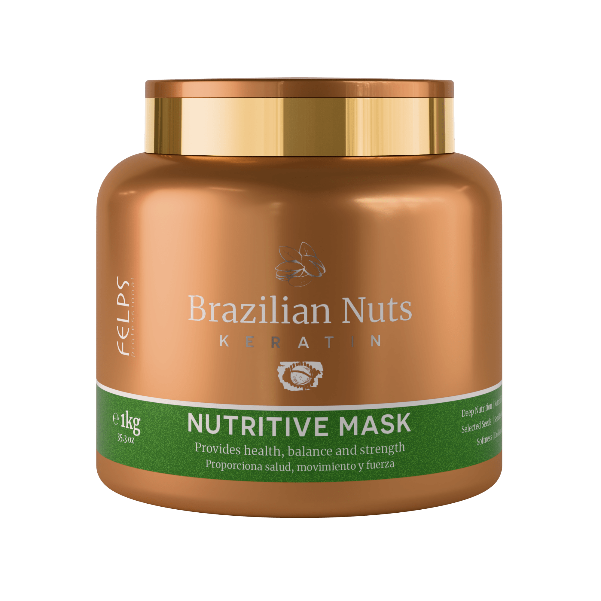 Maschera capelli Nutrizione Profonda Brazilian Nuts - Keratinbooms