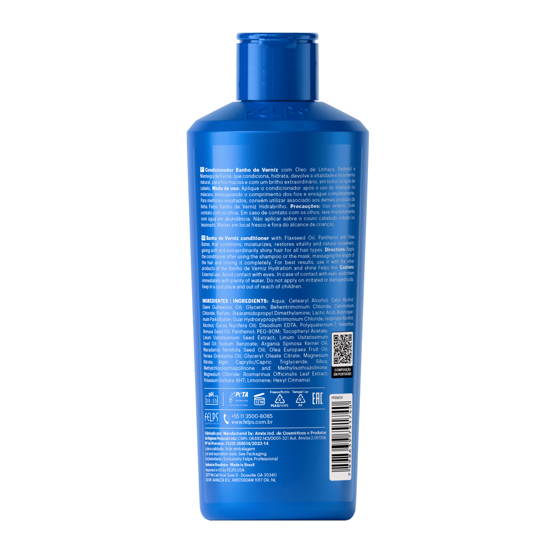 Bagno di Vernice Conditioner lipidico. Senza siliconi - Keratinbooms