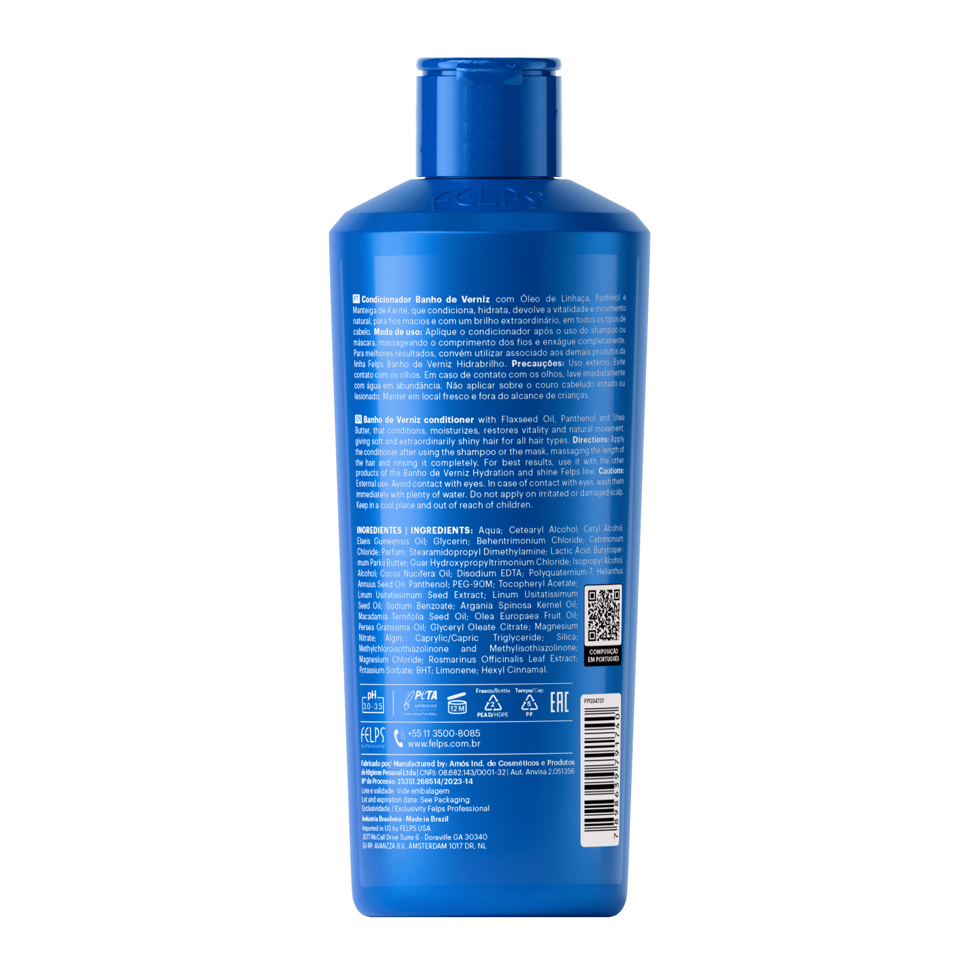 Bagno di Vernice Conditioner lipidico. Senza siliconi - Keratinbooms