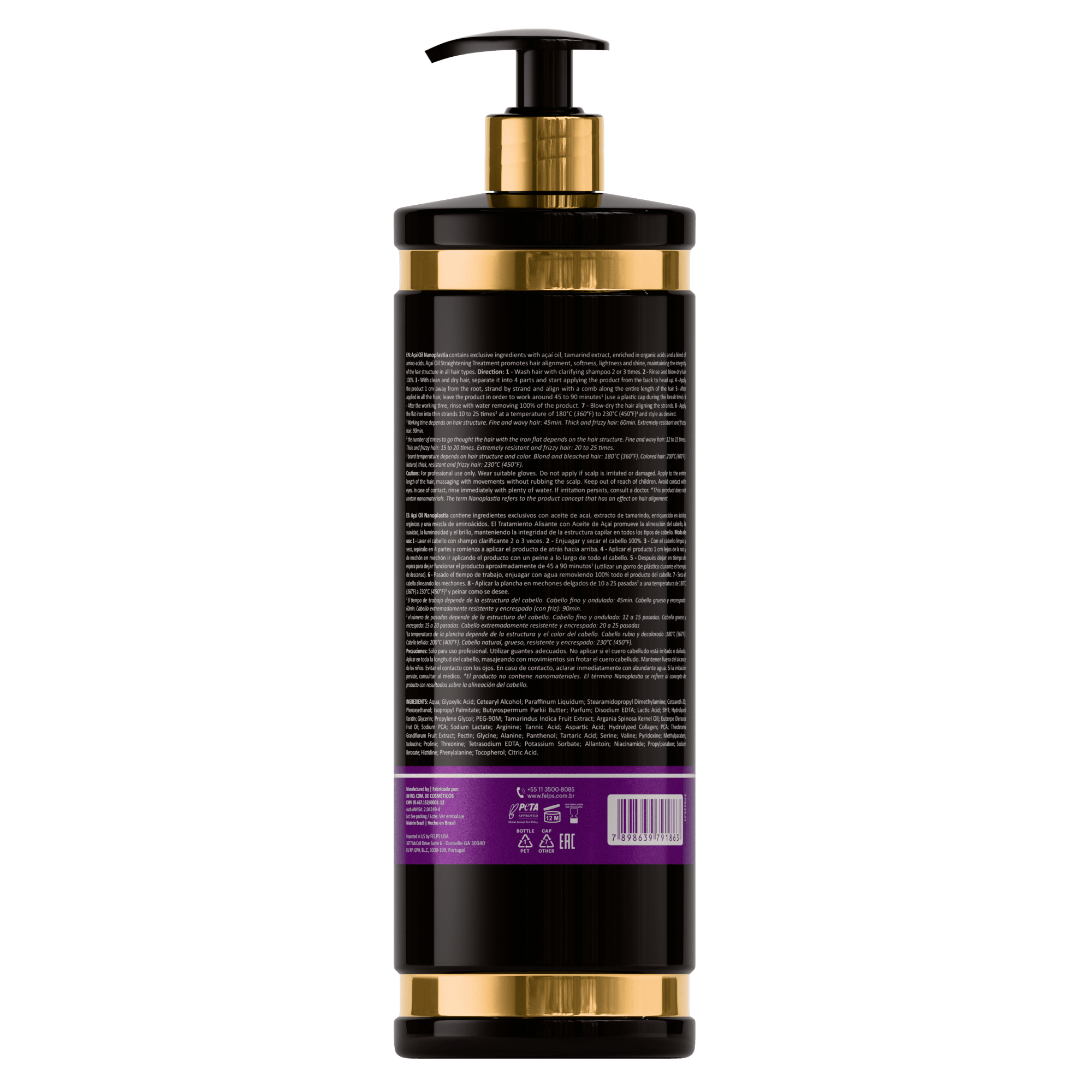 Nanoplastia Olio di Acai - Keratinbooms