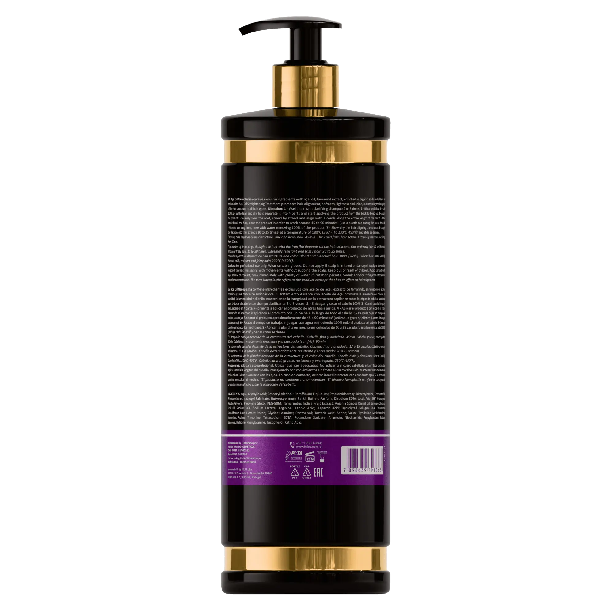 Nanoplastia Olio di Acai - Keratinbooms