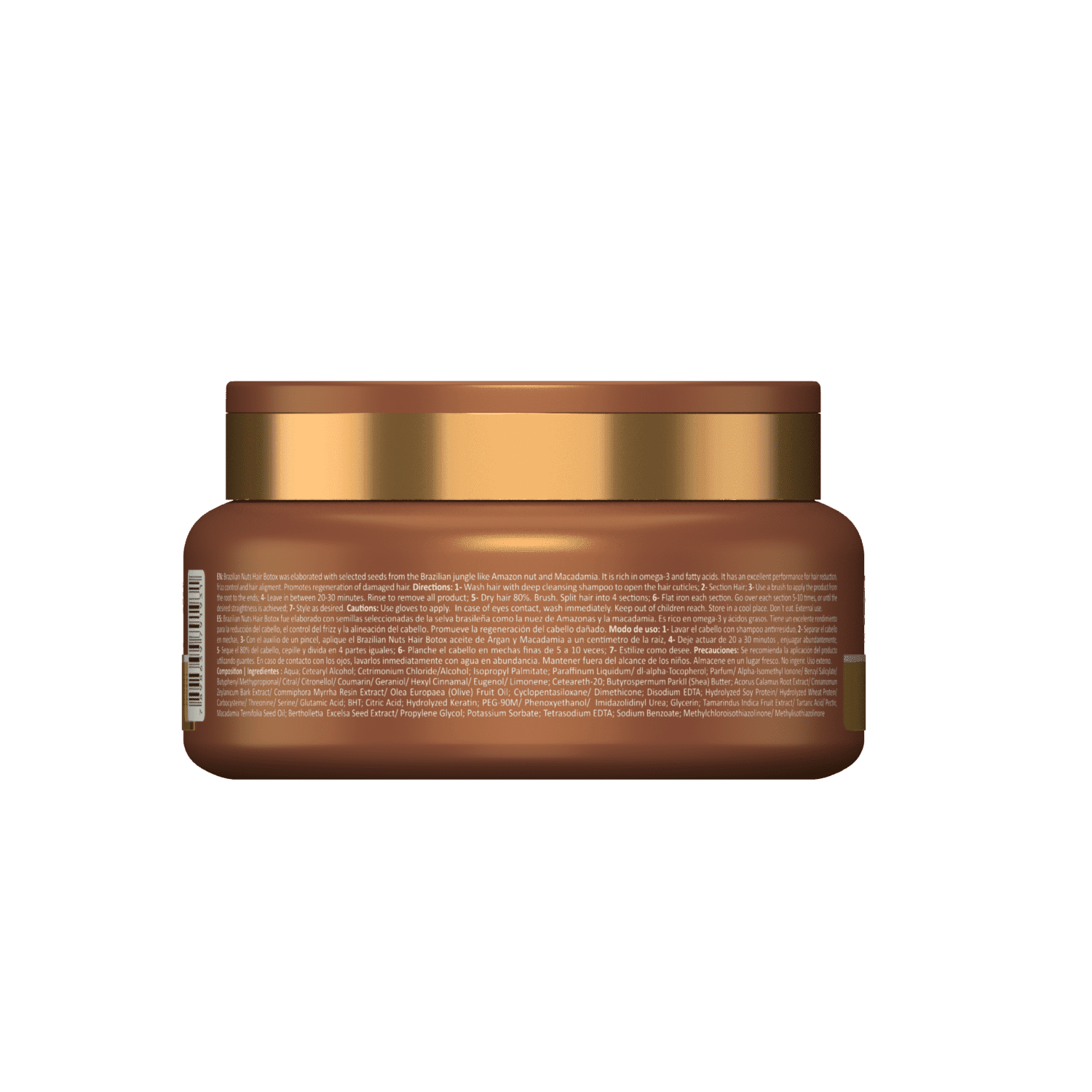 Botox Lisciante per capelli Nutritivo Brazilian Nuts - Keratinbooms