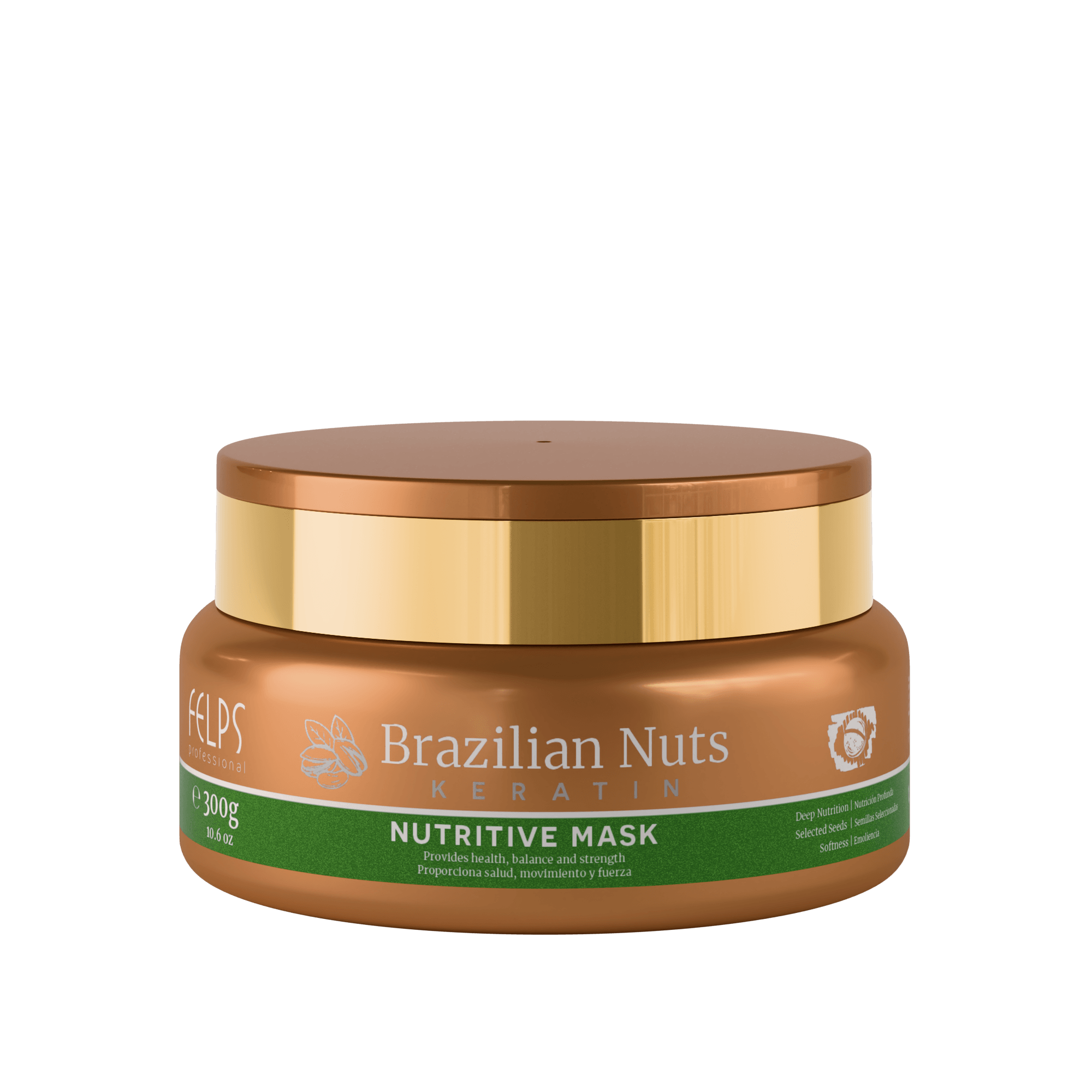 Maschera capelli Nutrizione Profonda Brazilian Nuts - Keratinbooms