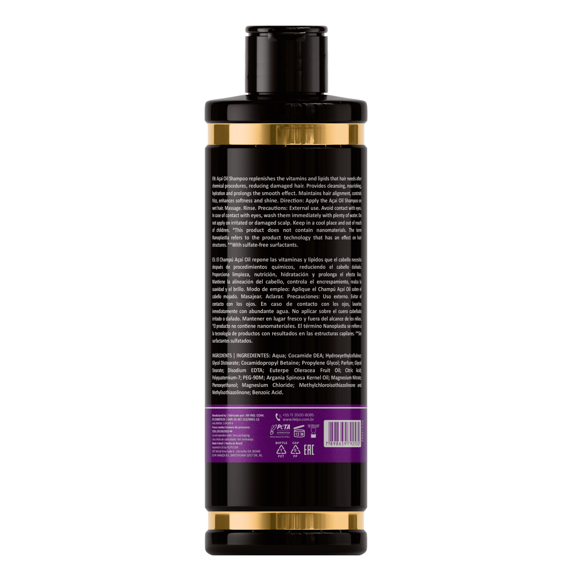 Shampoo Olio di Acai post-trattamento - Keratinbooms