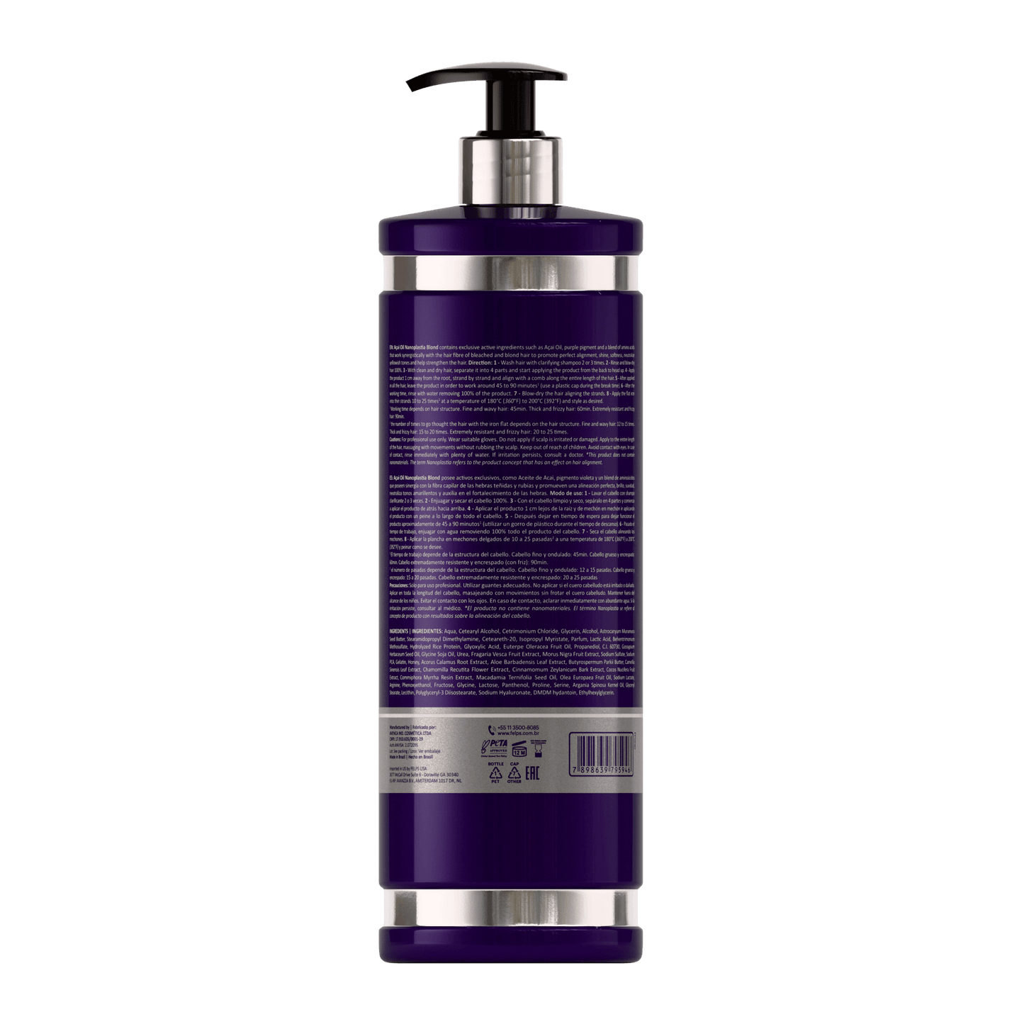 Nanoplastia Olio di Acai Blonde - Keratinbooms