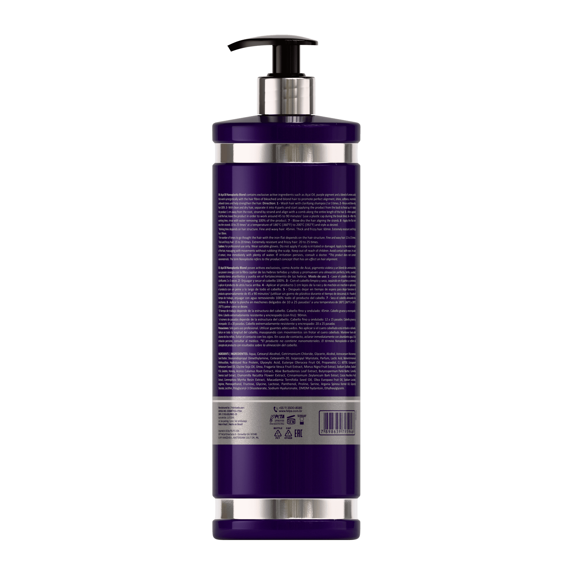 Nanoplastia Olio di Acai Blonde - Keratinbooms