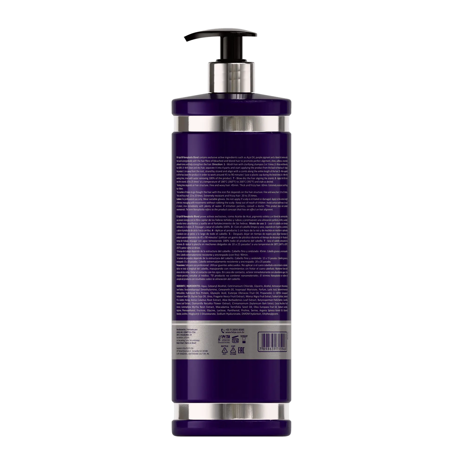 Nanoplastia Olio di Acai Blonde - Keratinbooms