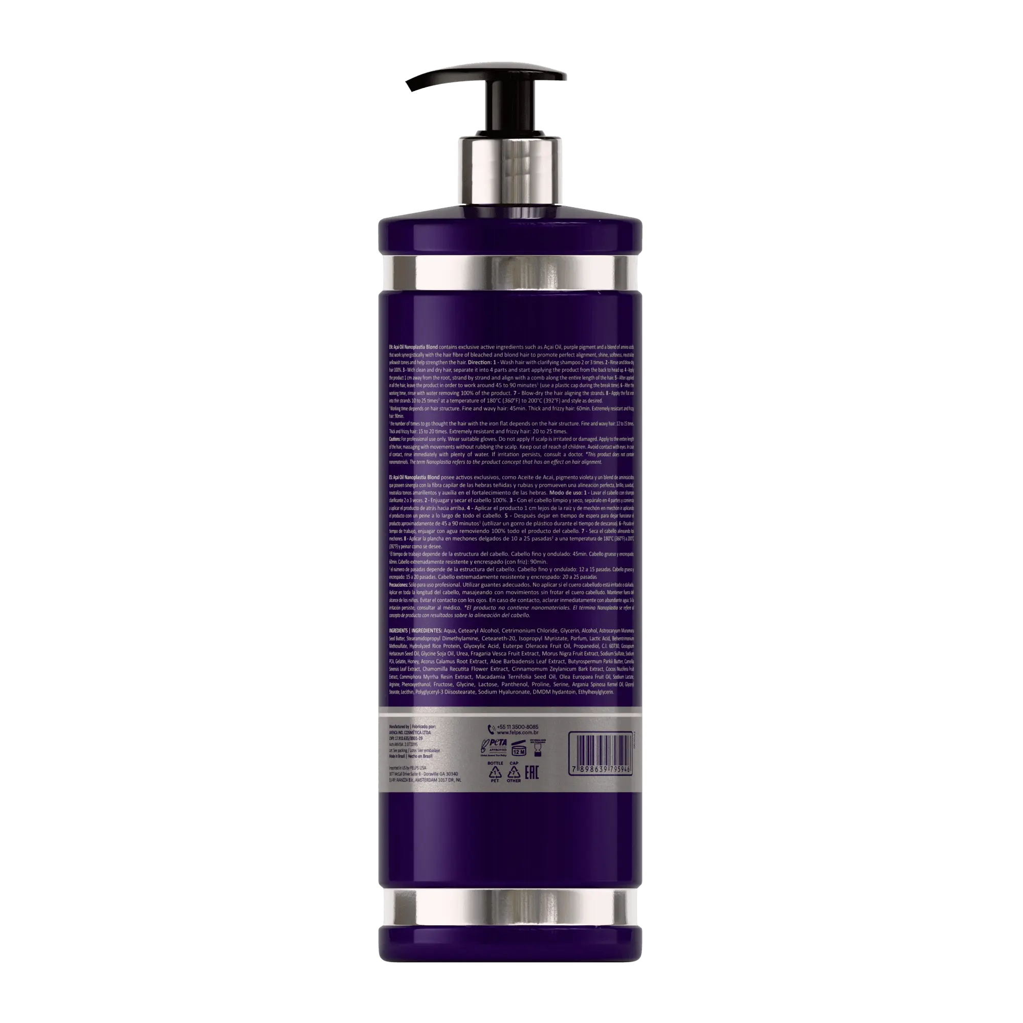 Nanoplastia Olio di Acai Blonde - Keratinbooms