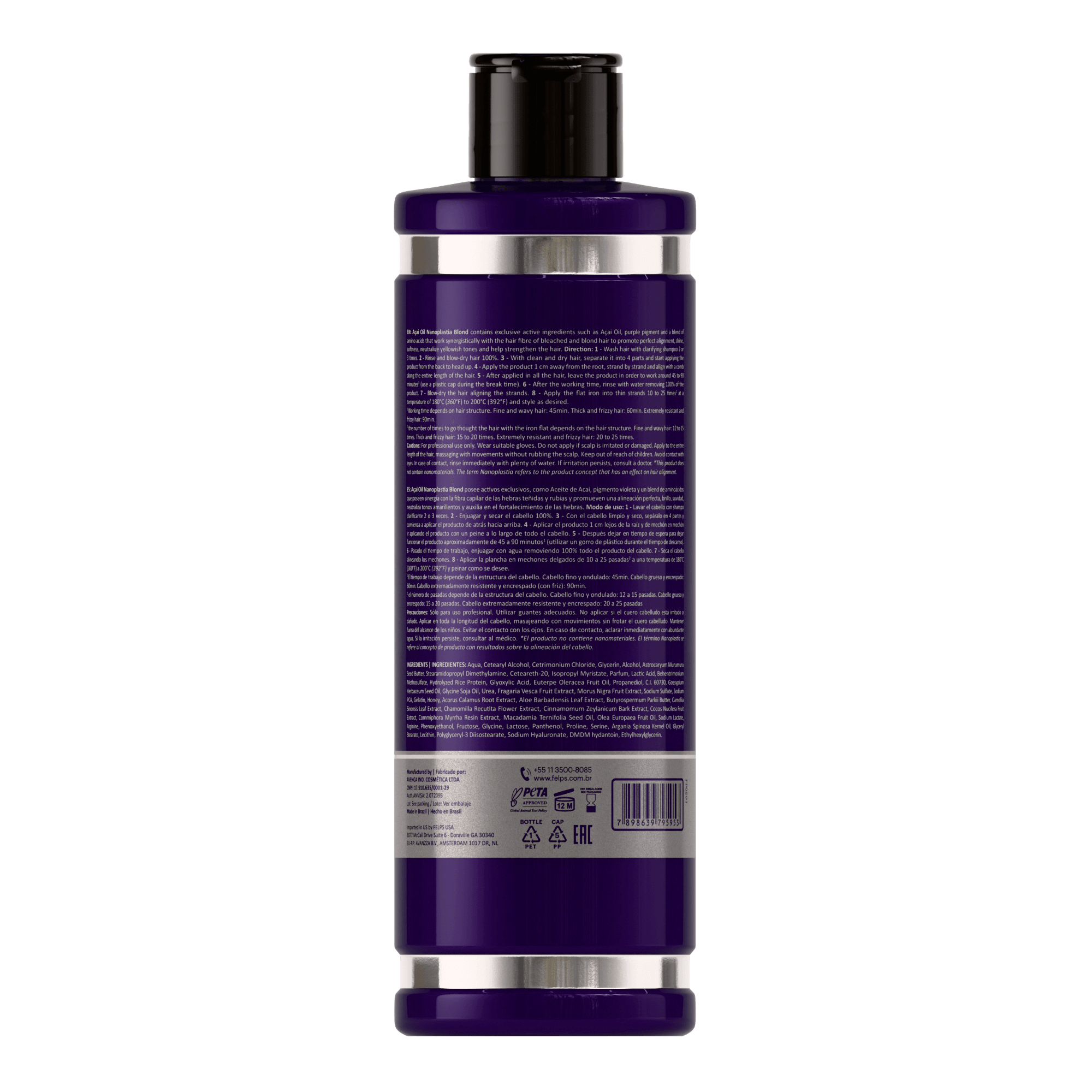 Nanoplastia Olio di Acai Blonde - Keratinbooms