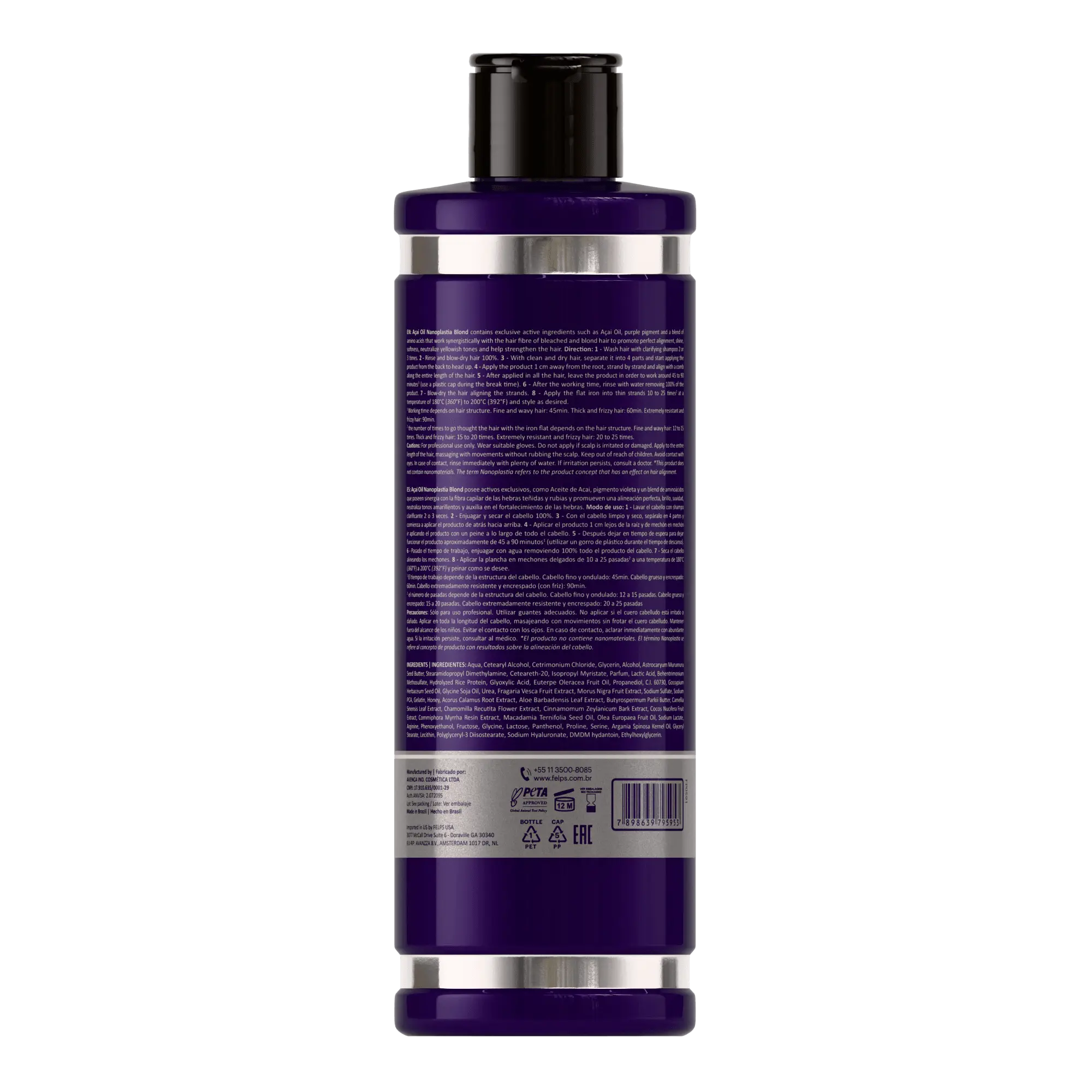 Nanoplastia Olio di Acai Blonde - Keratinbooms
