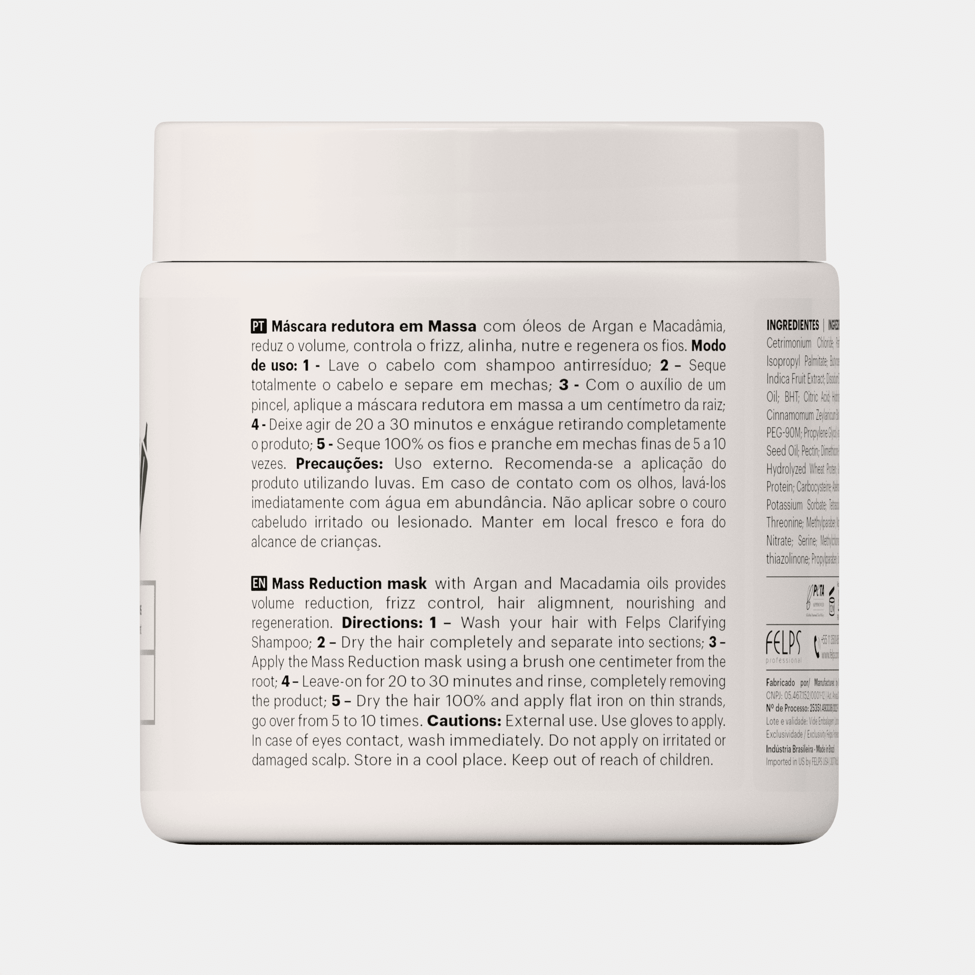 QUIABO XBTX lisciante per capelli con olio di Argan e Macadamia - Keratinbooms