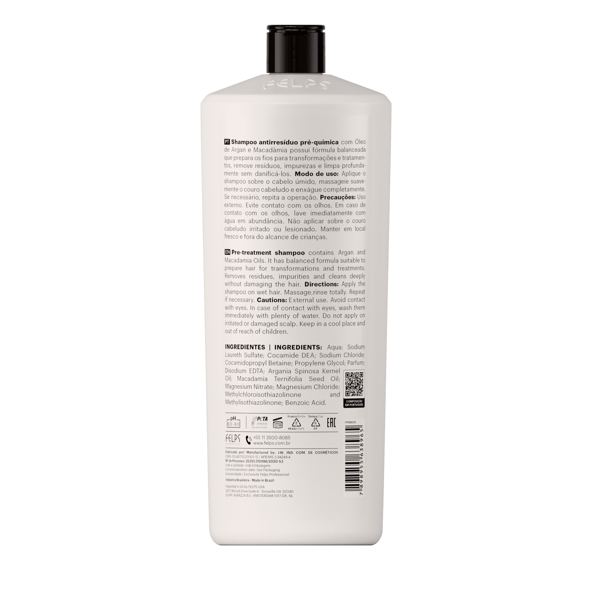 Shampoo Purificante Anti-residuo Preparatore - Keratinbooms