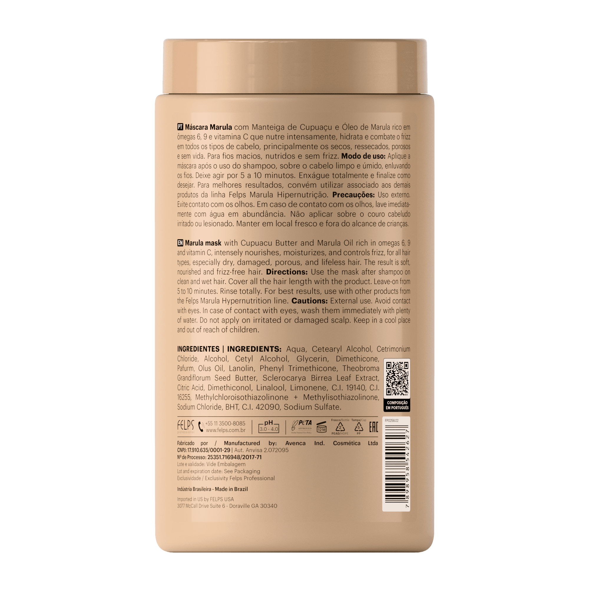 Marula Maschera Iper Idratante - Keratinbooms