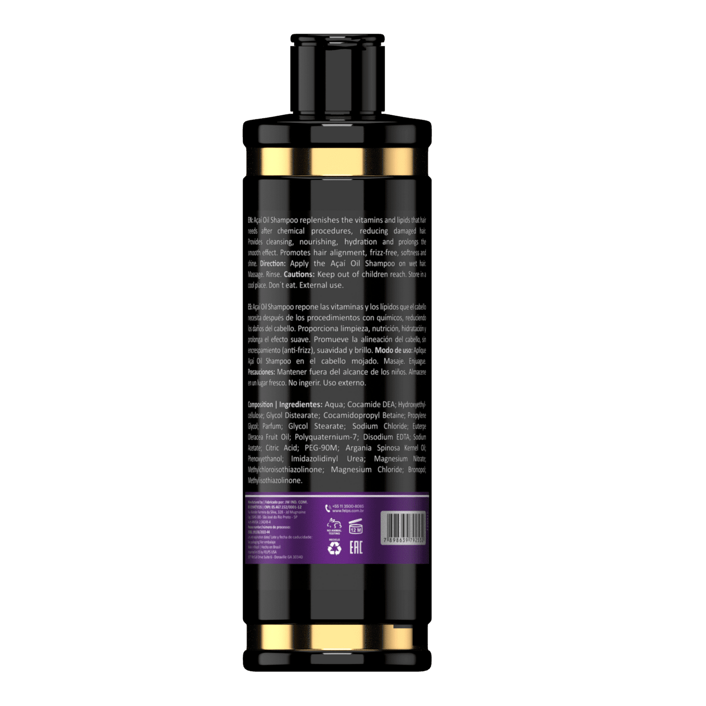 Omega Zero Shampoo Acai Oil post-treatment