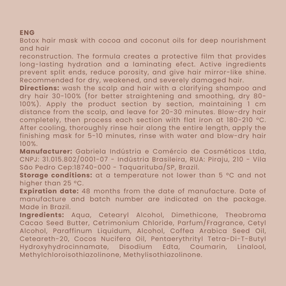 Lissé - Cocoa Nutri BTX