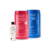 Kit ESTATE❤️💙🤍 XBTX a freddo - Maschere SOS, Verniz da 1kg e Shampoo Antiresiduo 250ml in omaggio - Keratinbooms