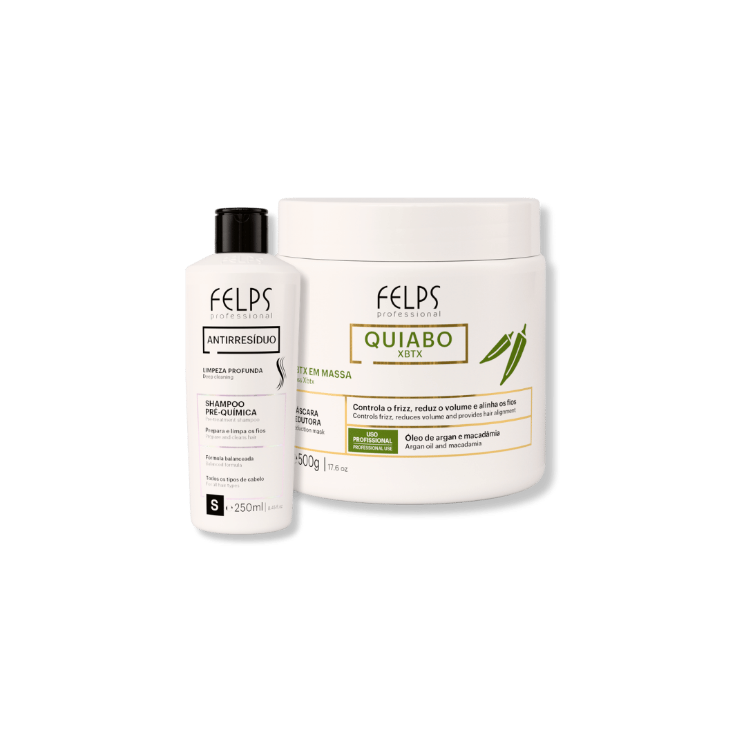 Kit ESTATE🤍 - XBTX lisciante Quiabo 500g+ Shampoo purificante 250ml in omaggio - Keratinbooms