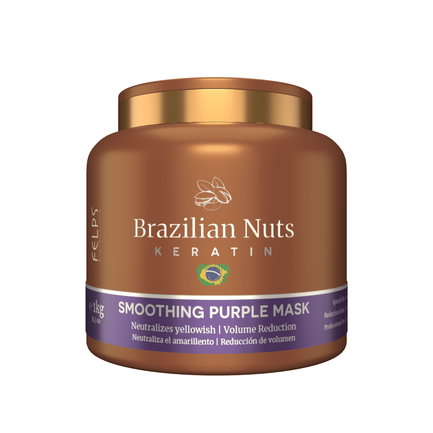 Botox per capelli Anti-giallo Lisciante Brazilian Nuts