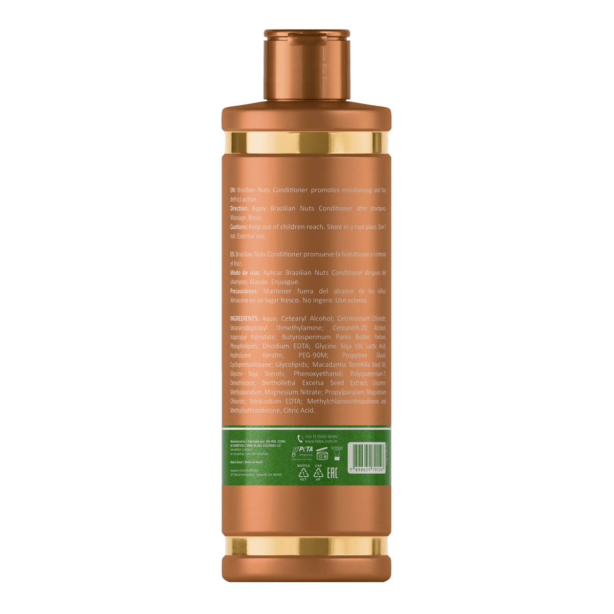 Felps Professional Conditioner Brazilian Nuts post-trattamento, senza solfati e siliconi   keratinbooms.myshopify.com