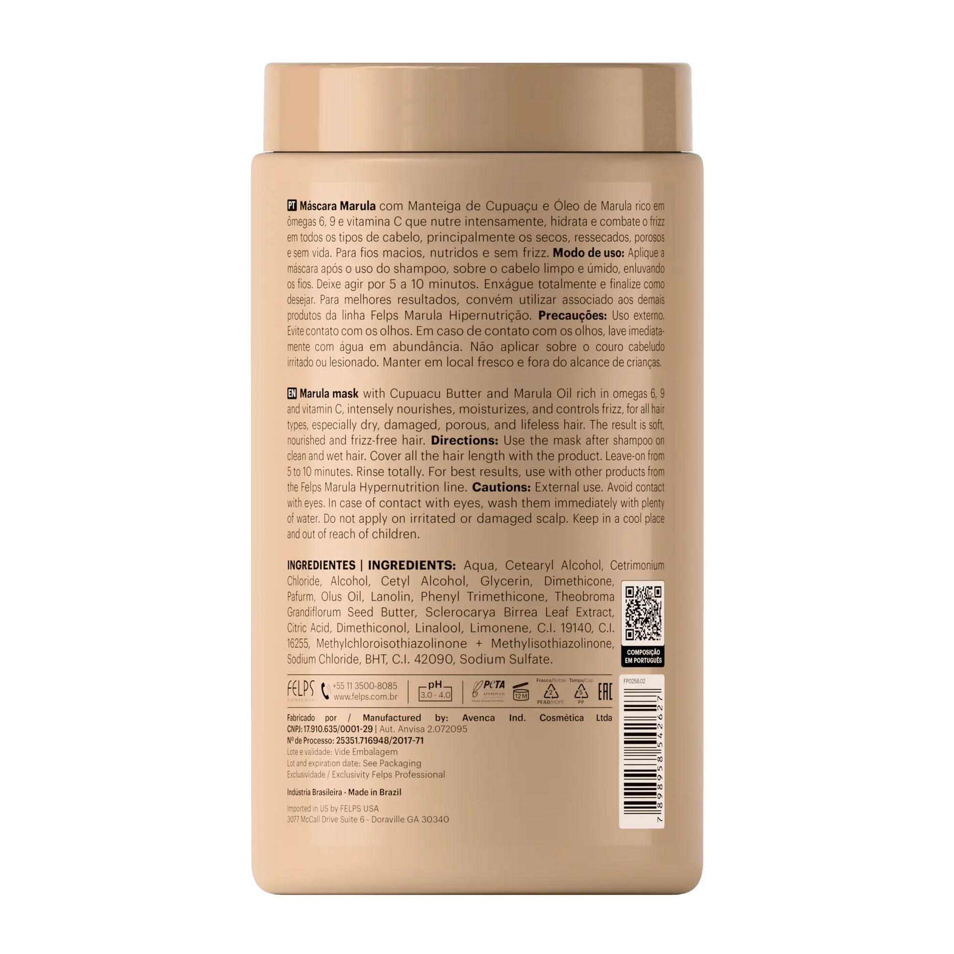 Felps Professional Marula Maschera Iper Idratante   keratinbooms.myshopify.com