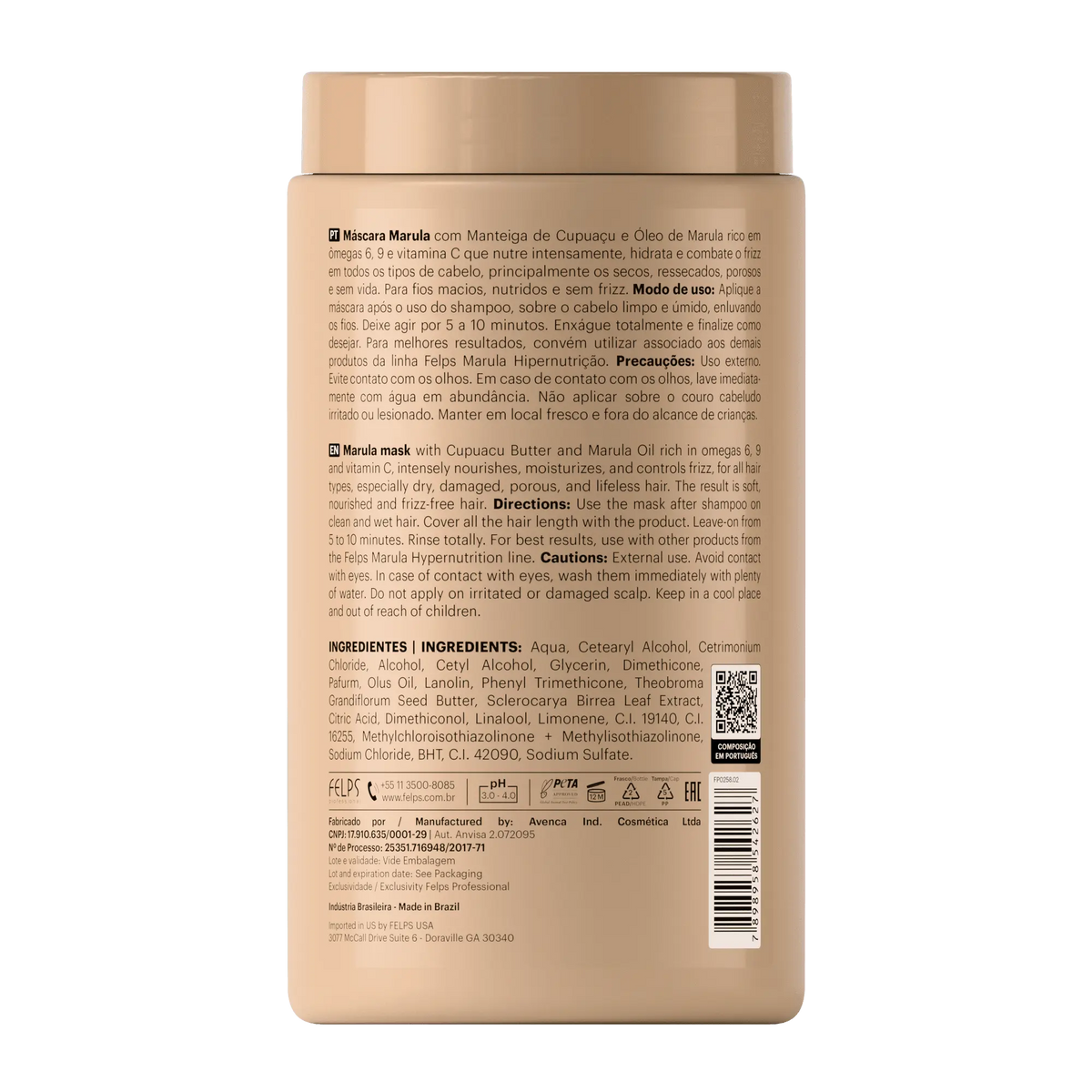 Felps Professional Marula Maschera Iper Idratante   keratinbooms.myshopify.com
