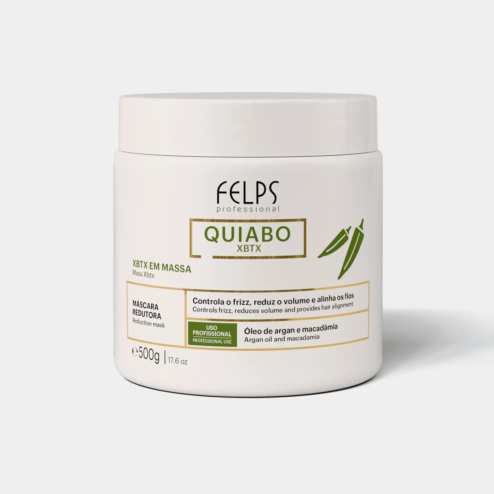 Felps Professional QUIABO BTX lisciante per capelli con olio di Argan e Macadamia 500g 500g keratinbooms.myshopify.com
