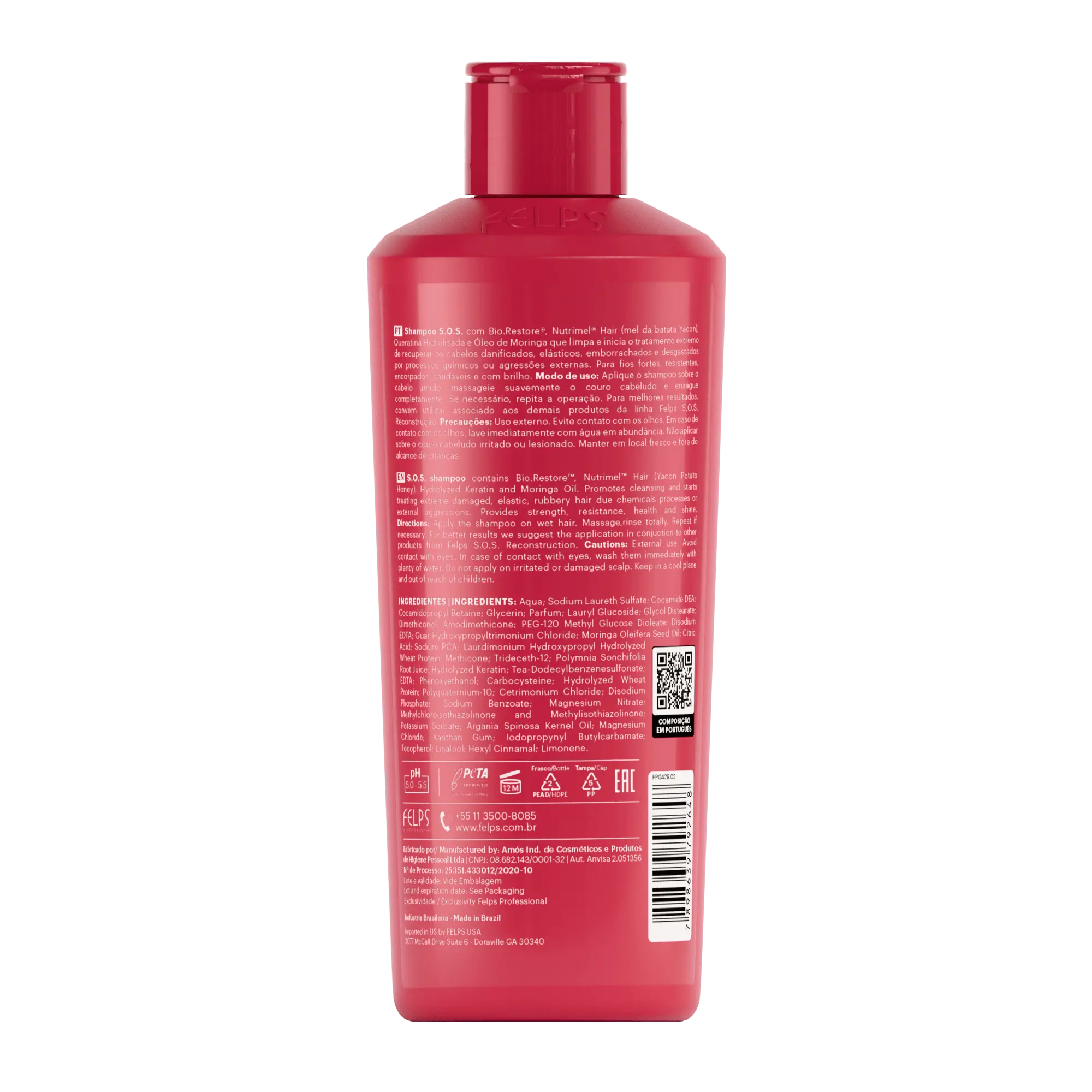 Felps Professional SOS Shampoo rigenerante   keratinbooms.myshopify.com
