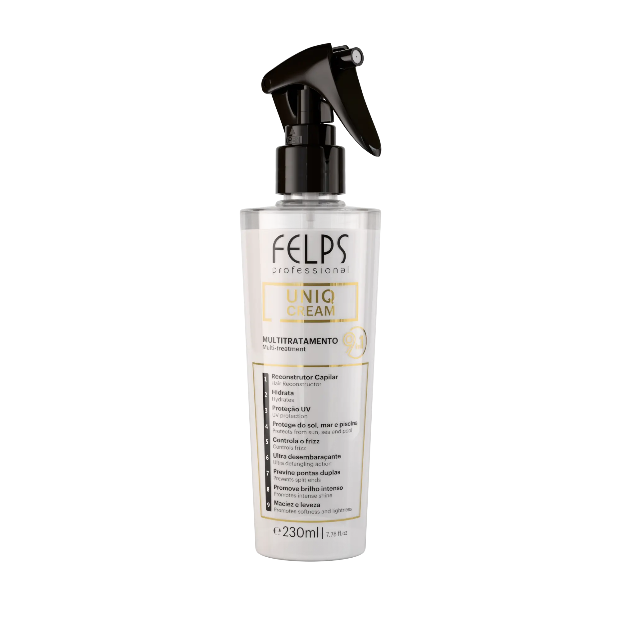Felps Professional Uniq Cream Trattamento Multi-Azione 9 in 1 230ml 230ml keratinbooms.myshopify.com