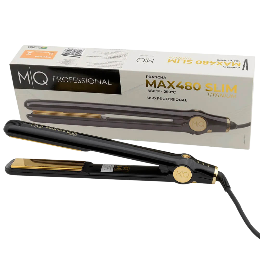 MQ MAX 480 Slim Professional Titanium Straightener - 25mm