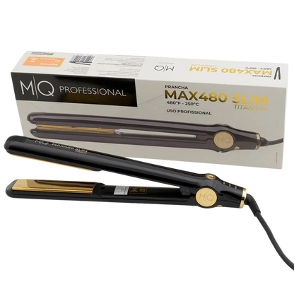 MQ MAX 480 Slim Professional Titanium Straightener - 25mm