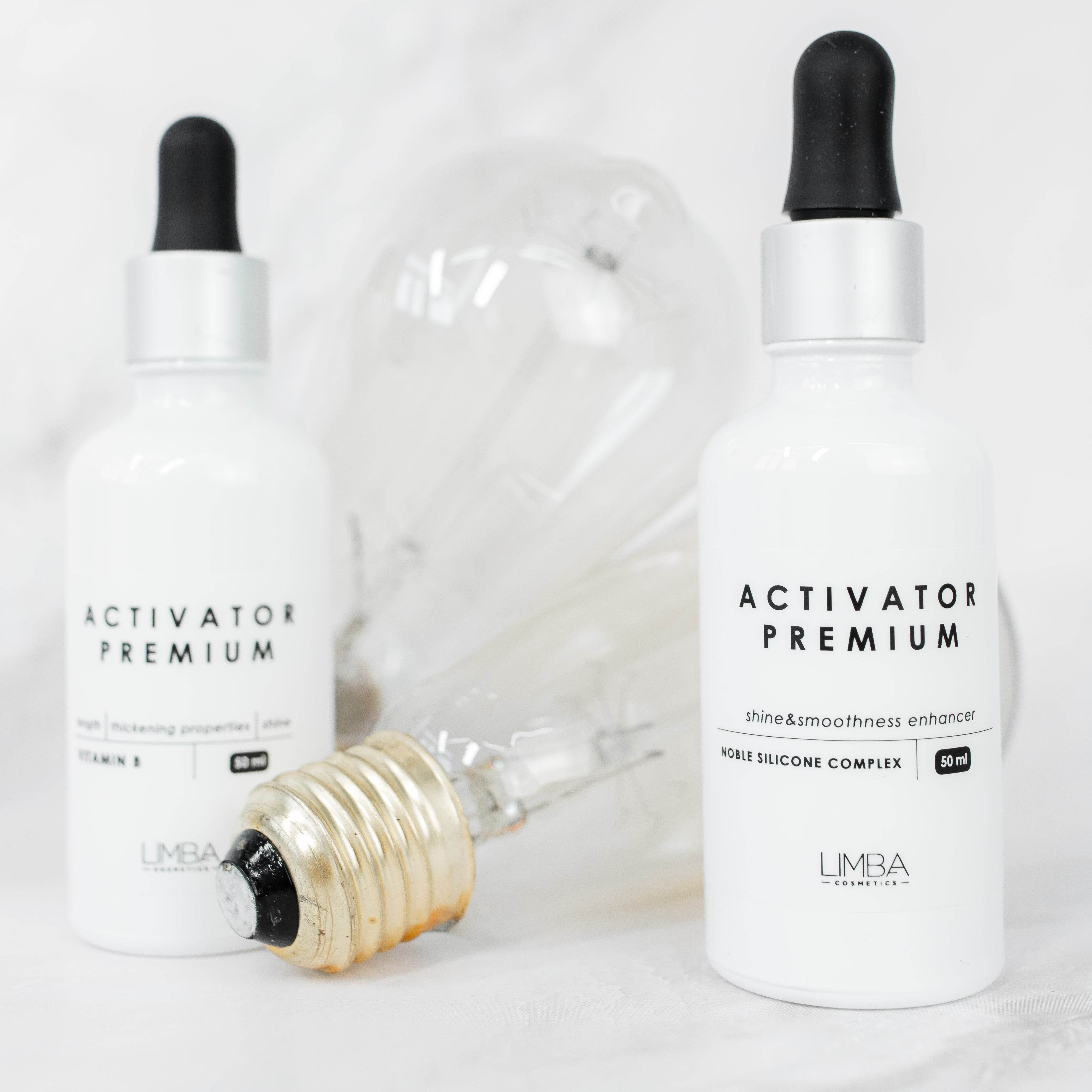 Dettaglio dell'Activator Premium di Limba Cosmetics - Concentrato Protettivo con Silicone Nobile
