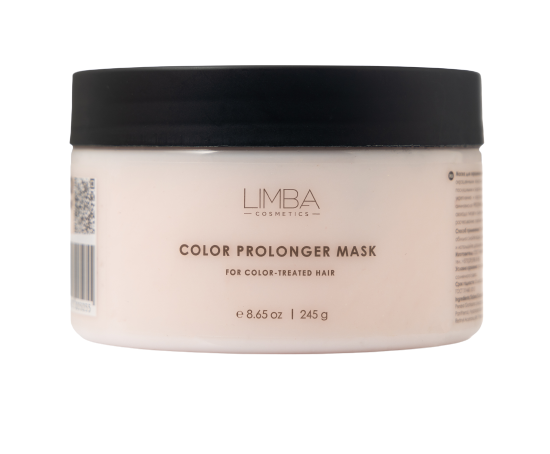 Maschera Allunga Colore Limba Cosmetics 245ml - Con olio di avocado e cheratina per capelli colorati