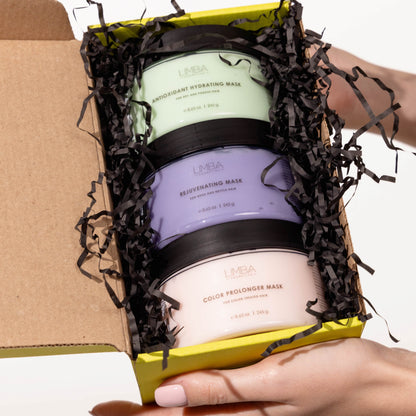 Acquista Kit Maschera Rigenerante Limba Cosmetics con Cheratina e Ceramidi - Per capelli fragili e danneggiati