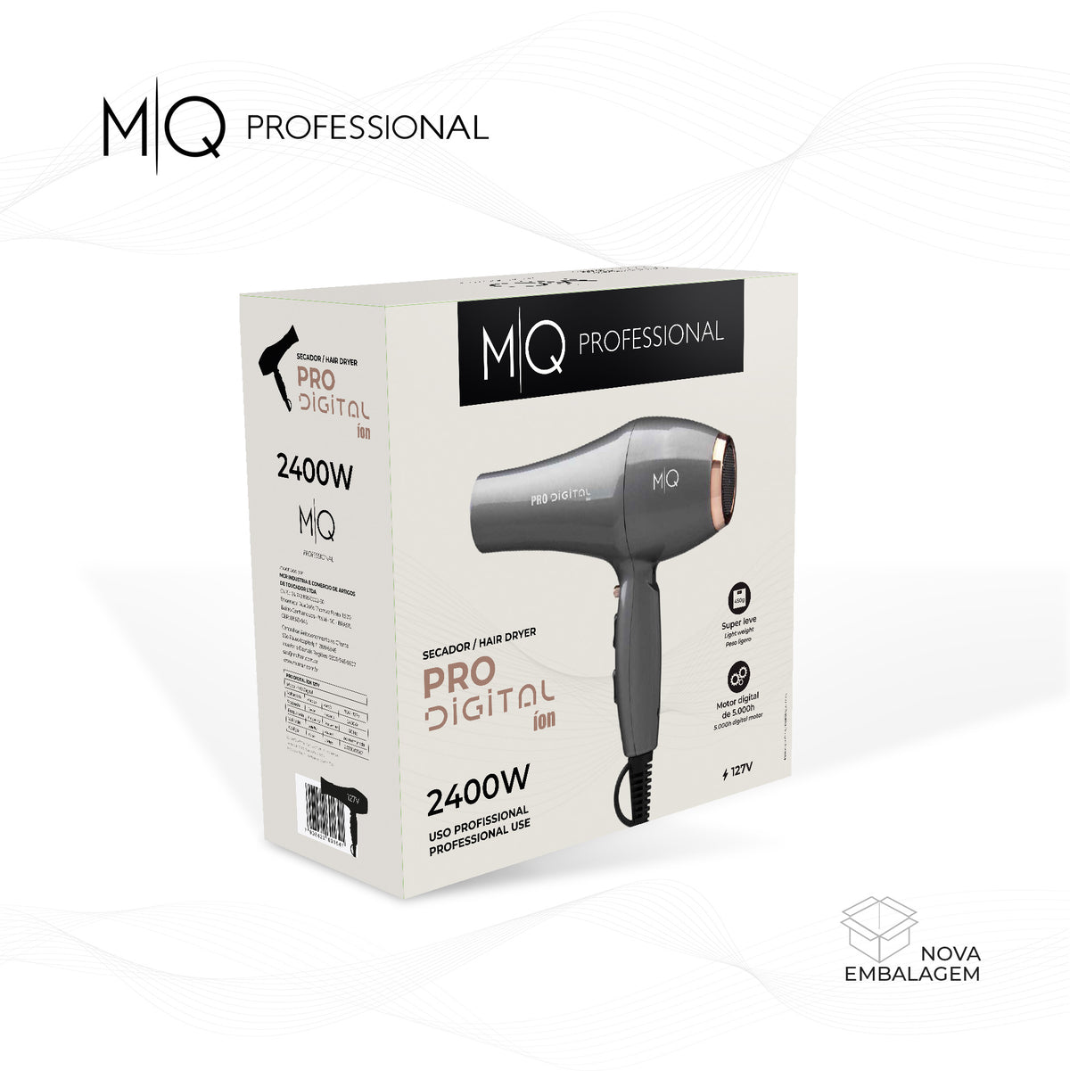 Confezione MQ PRO Digital Ion 2400 W versione 127 V