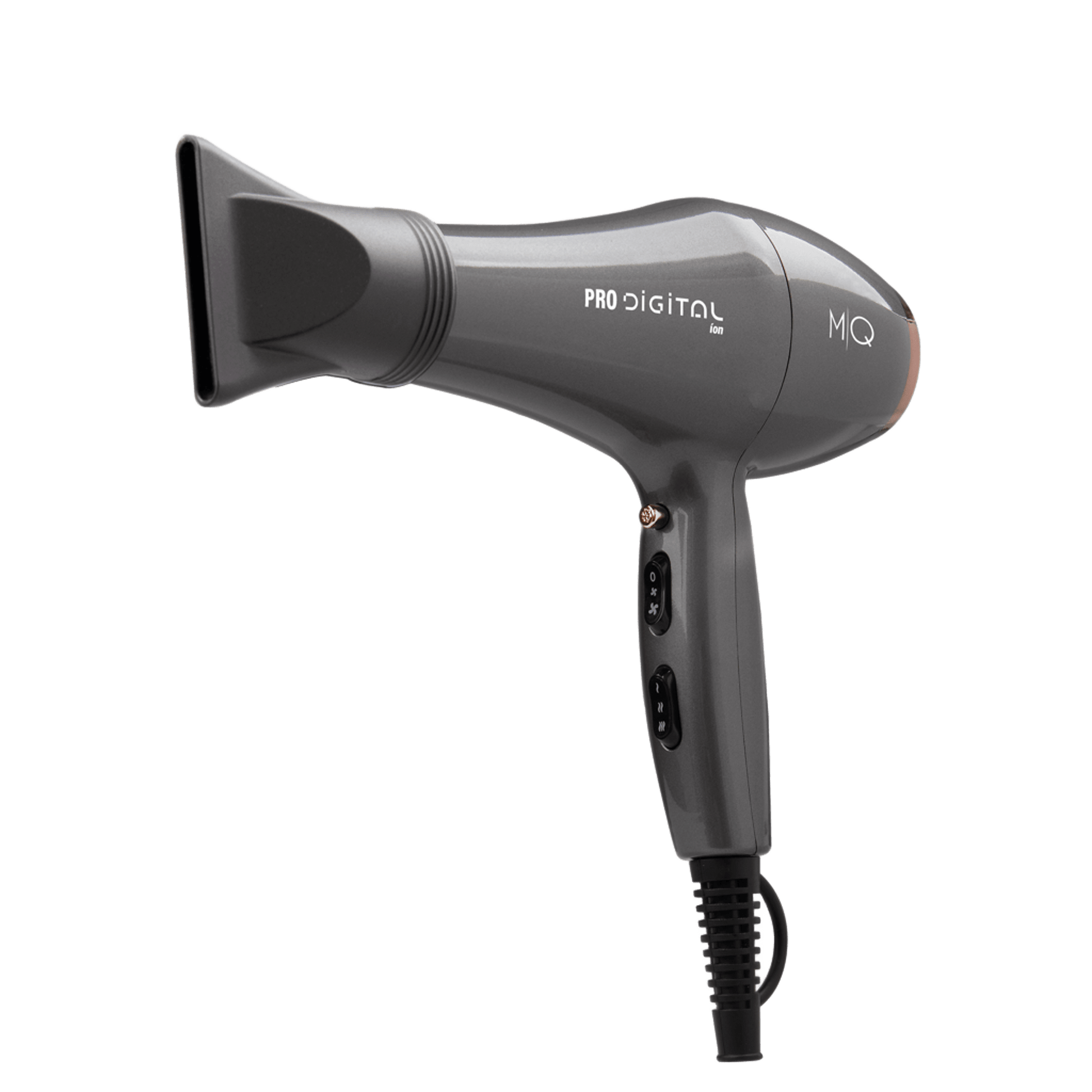 Phon professionale MQ PRO Digital Ion 2600 W con comandi di temperatura e velocità