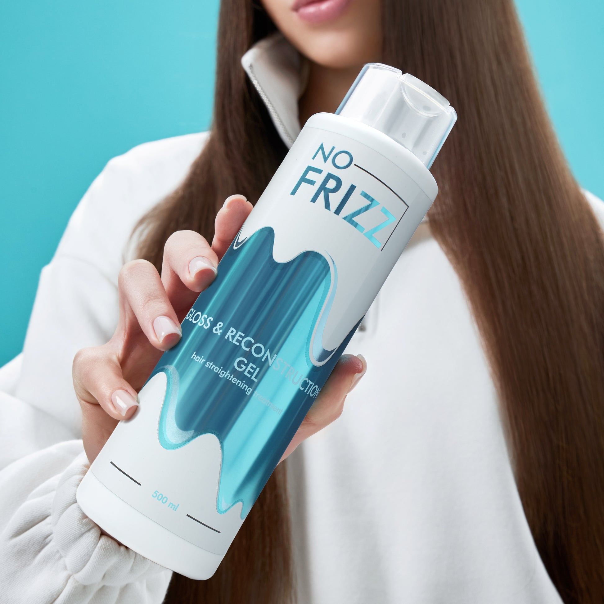NO FRIZZ GLOSS & RECONSTRUCTION GEL - Cheratina leggera a zero odori per lucentezza e protezione